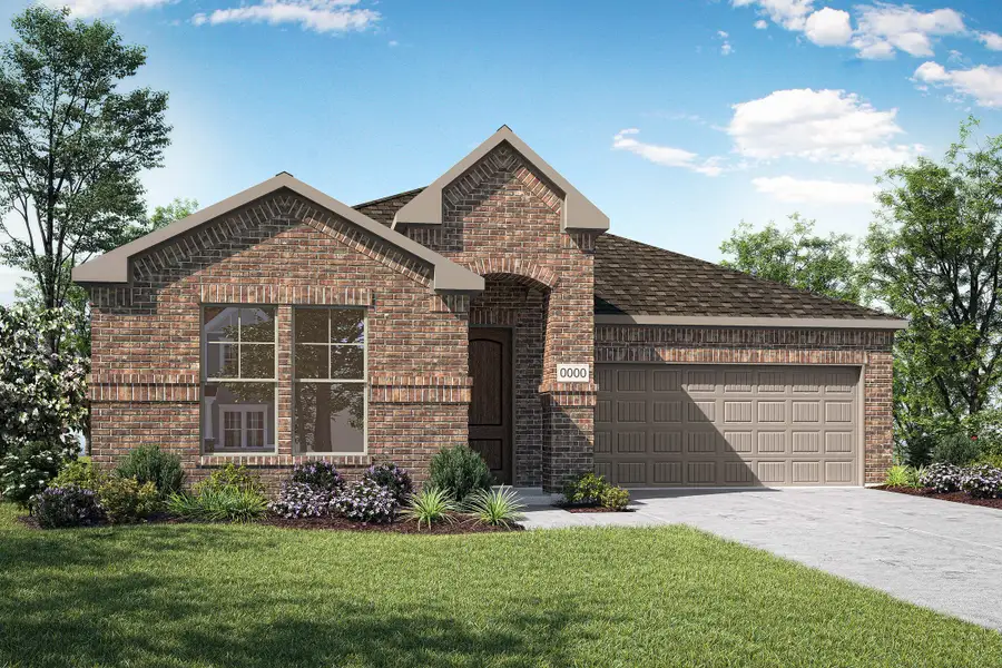 Representative exterior photo of a completed home built from the Ava by Tri Pointe Homes in Union Park, Little Elm, TX (Image 22).