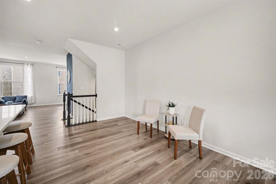 Spacious kitchen, open to the keeping area.