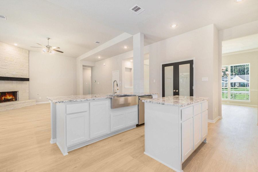 Furnished interior view inside a new home in , Bay City (Image 6).