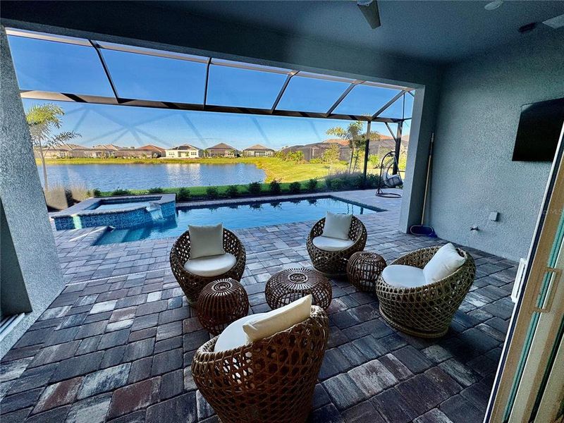 Exterior details and patio area of a home in , Englewood (Image 26). Exterior details and patio area of a home in , Englewood (Image 26).