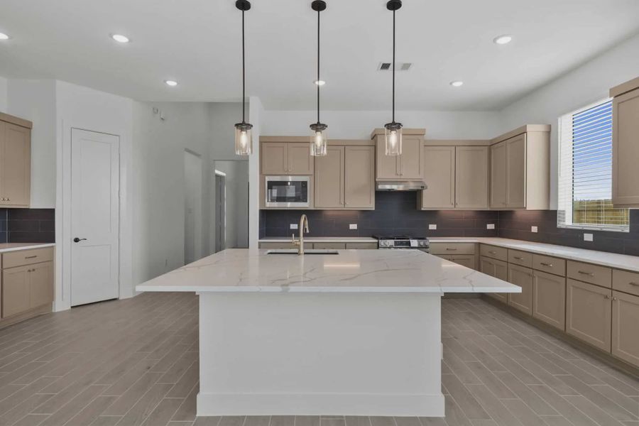Representative furnished interior of a home built from the Nicklaus by Chesmar Homes in Riceland Alley Loads, Mont Belvieu (Image 12).