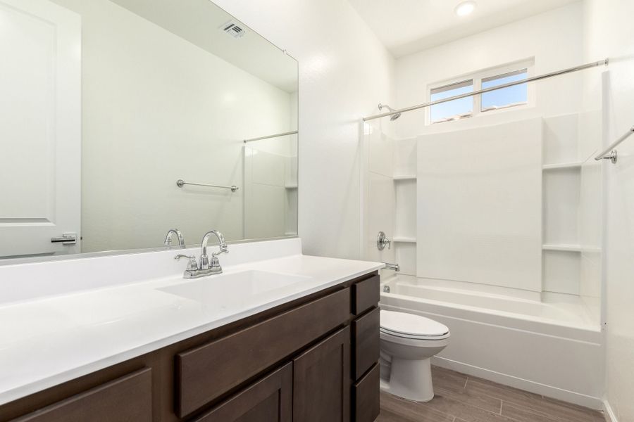 2D floor plan layout of this home in The Views at Rancho Cabrillo, Peoria, AZ (Image 26).