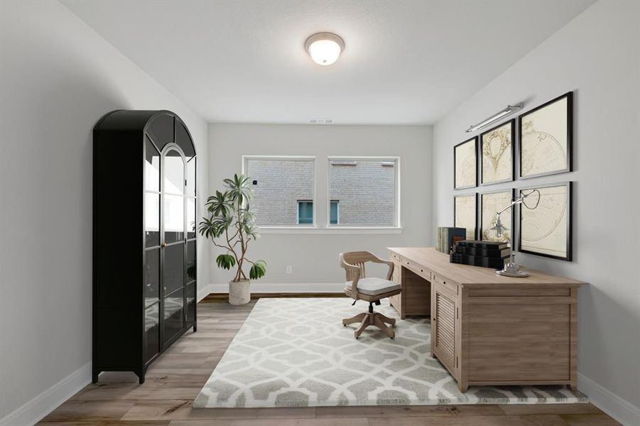 Furnished interior view inside a new home in Treeline, Justin (Image 6). Furnished interior view inside a new home in Treeline, Justin (Image 6).