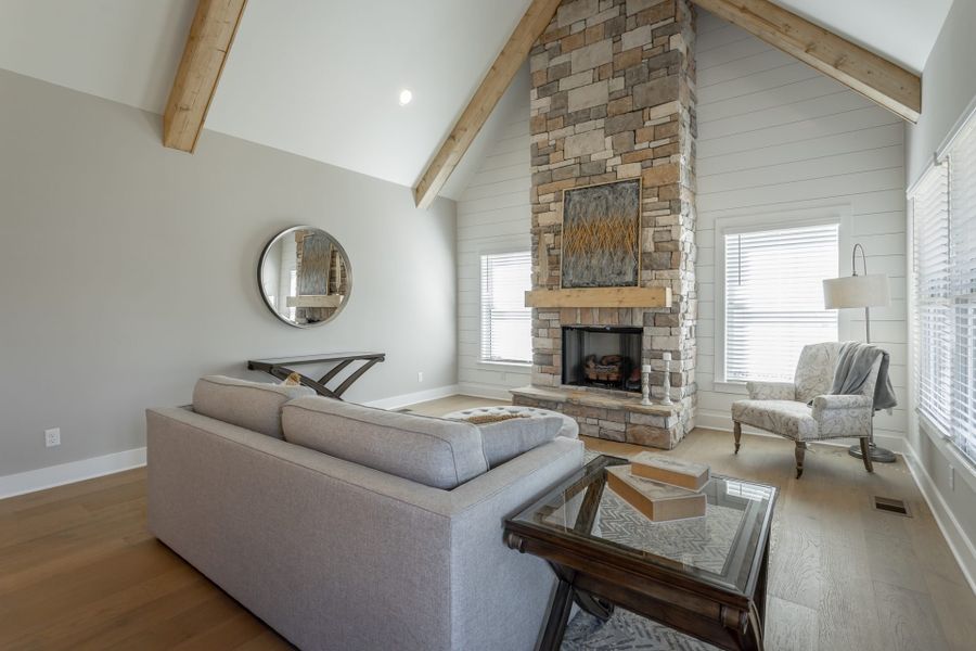 Furnished interior in a model home at Pine Ridge in Soddy-Daisy (Image 31).