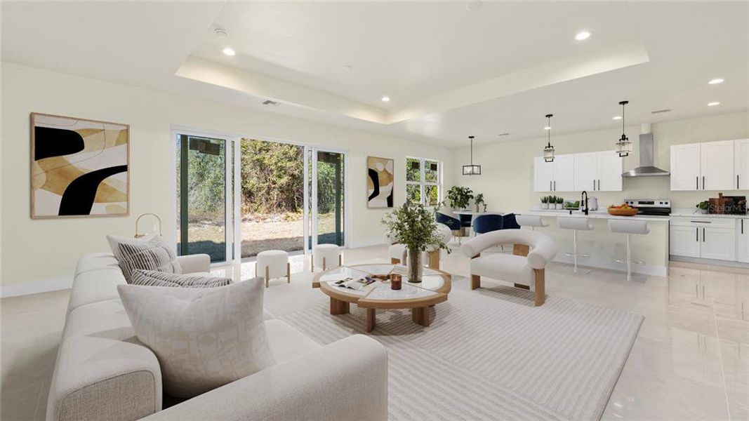 Furnished interior view inside a new home in , Punta Gorda (Image 5).