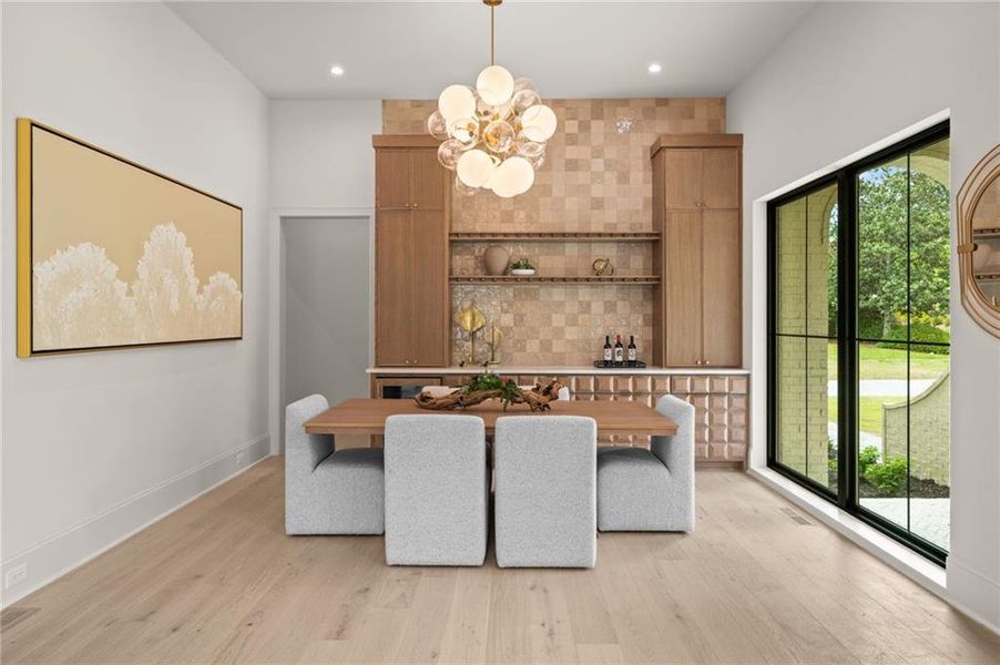 Furnished interior view inside a new home in , Atlanta (Image 11).
