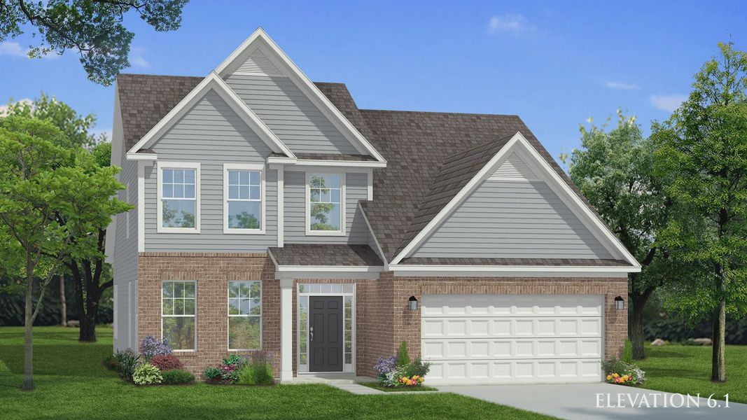 Representative exterior photo of a completed home built from the Middleton by DRB Homes in Owen Park, Gibsonville, NC (Image 18). Representative exterior photo of a completed home built from the Middleton by DRB Homes in Owen Park, Gibsonville, NC (Image 18).