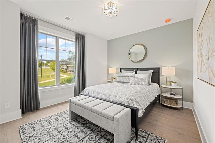 Furnished interior view inside a new home in Soleil Belmont Park, Canton (Image 4).