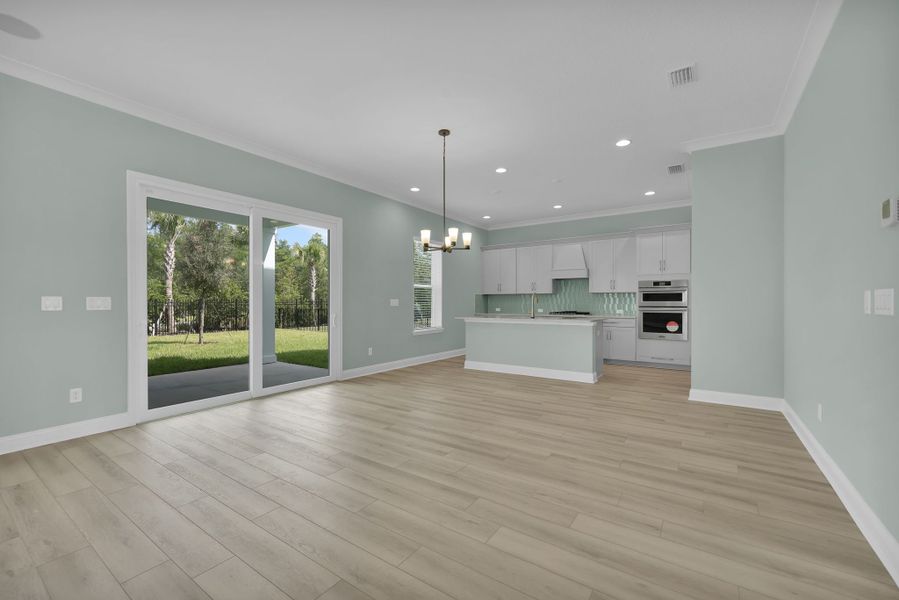 Representative unfurnished interior of a home built from the Crescent by Riverside Homes in Mariposa at EverRange, Jacksonville (Image 30).