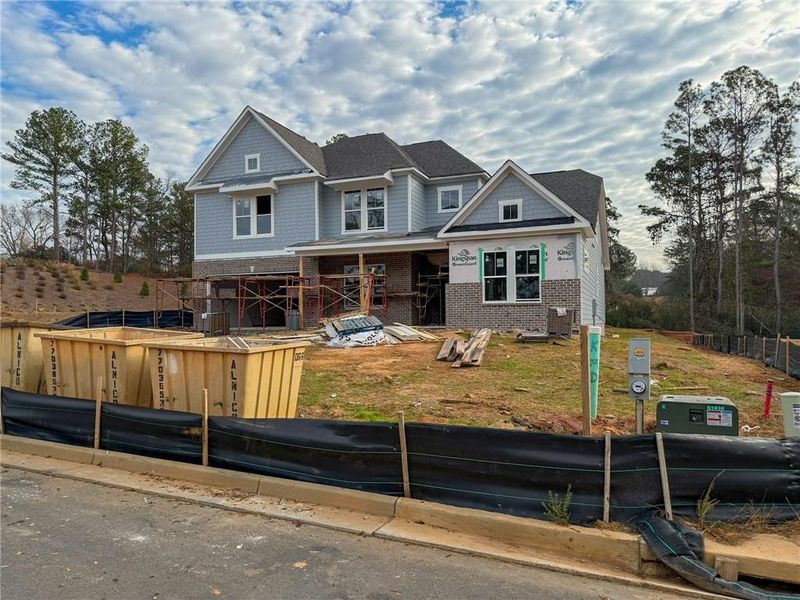 In-progress construction of a new home in Ashbury Commons, Powder Springs, GA (Image 61). In-progress construction of a new home in Ashbury Commons, Powder Springs, GA (Image 61).