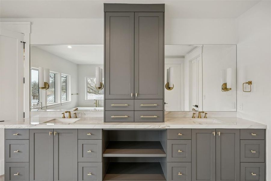 Furnished interior view inside a new home in , Dallas (Image 12).