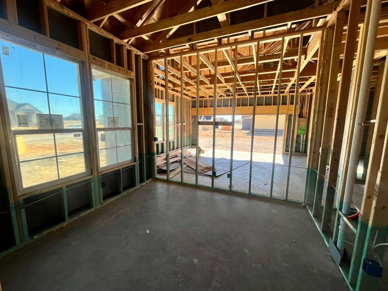 In-progress construction of a new home in Eagle Ridge Estates, Weatherford, TX (Image 4).