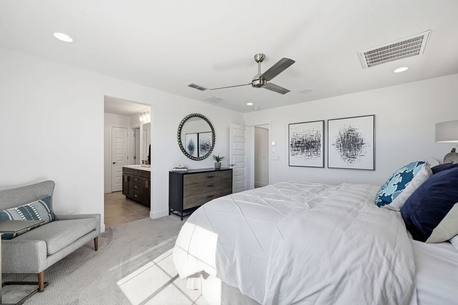 Furnished interior view inside a new home in La Mira, Mesa (Image 14).