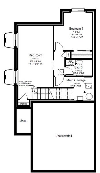 2D floor plan layout for the The Stonebridge by View Homes in Aspen Meadows-4, Colorado Springs, CO (Image 6). 2D floor plan layout for the The Stonebridge by View Homes in Aspen Meadows-4, Colorado Springs, CO (Image 6).