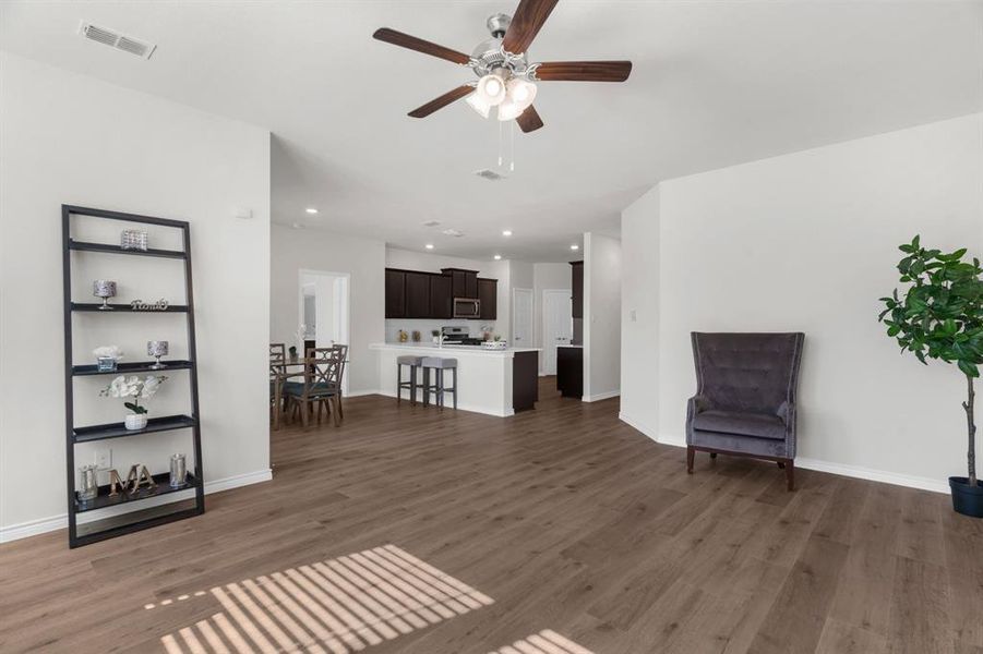 Furnished interior view inside a new home in , Aubrey (Image 6).