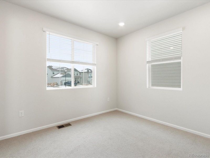 Spacious, unfurnished interior of a new home in Poudre Heights: The Alpine Collection, Windsor (Image 17).