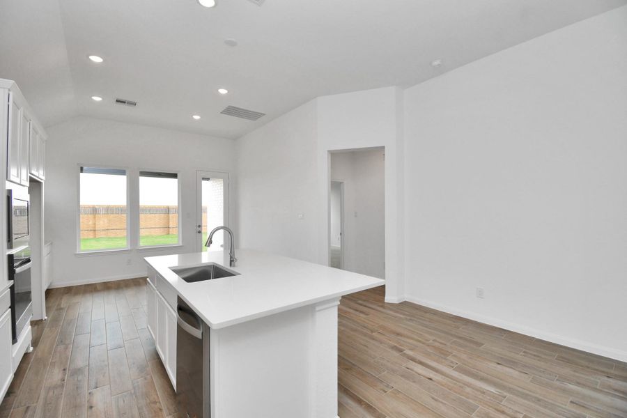 Furnished interior view inside a new home in Elyson, Katy (Image 11).