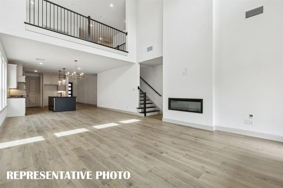 You'll enjoy multi level entertainment areas in this thoughtfully designed dream home!  REPRESENTATIVE PHOTO