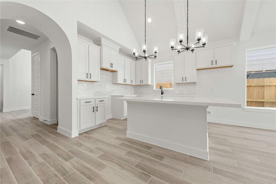 Furnished interior view inside a new home in Elyson, Katy (Image 9).