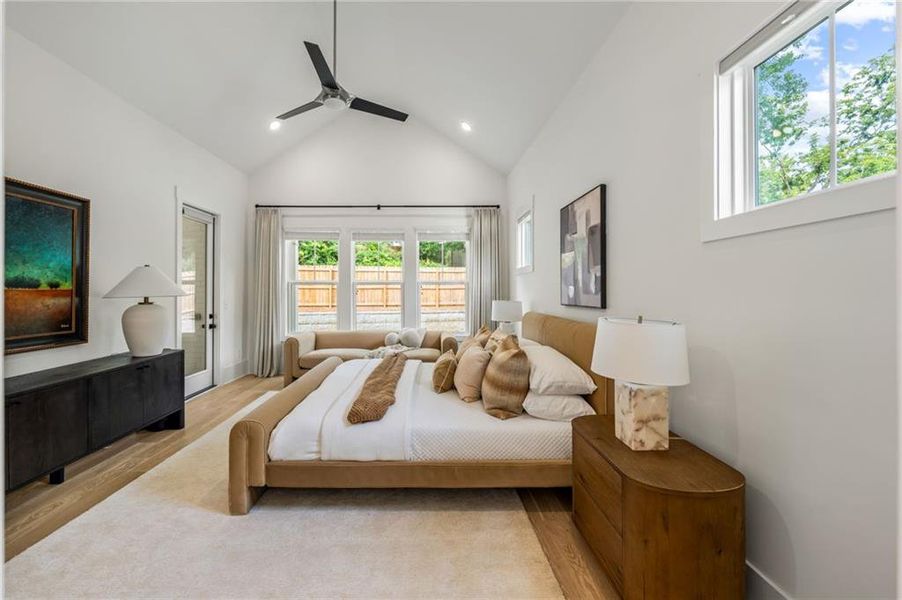 Furnished interior view inside a new home in , Atlanta (Image 13).