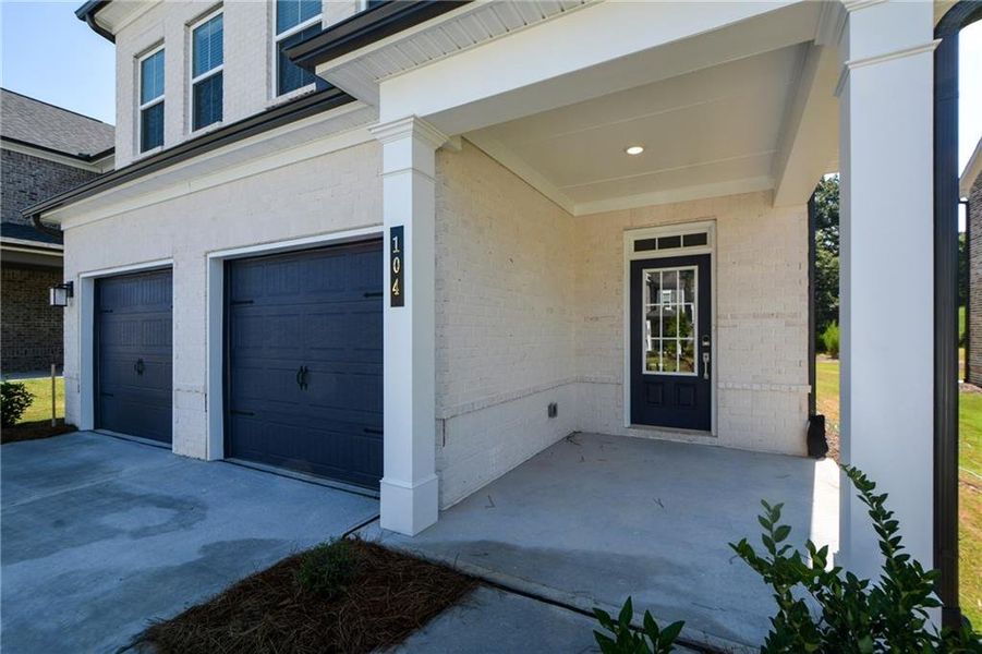 Exterior details and patio area of a home in Graystone Village, Grayson (Image 27).
