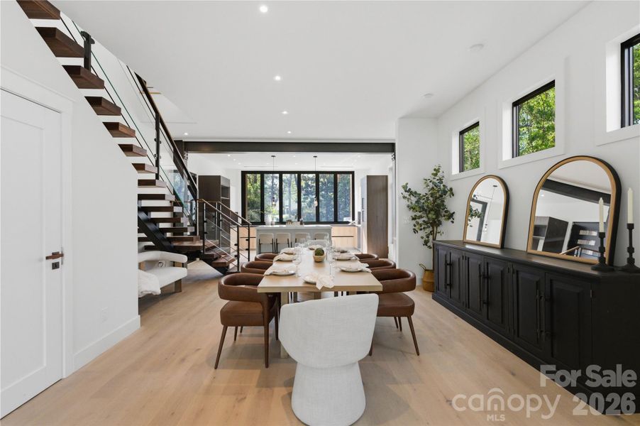 Furnished interior view inside a new home in , Charlotte (Image 13).