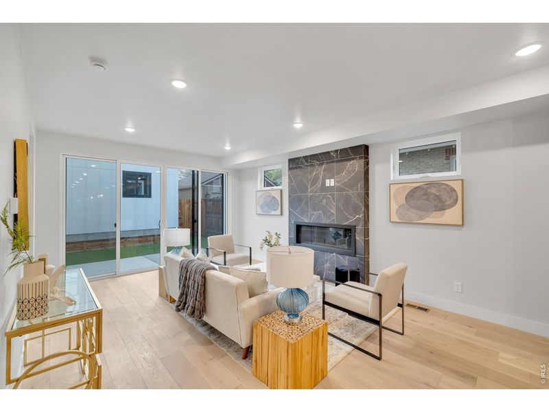 Furnished interior view inside a new home in , Denver (Image 43).