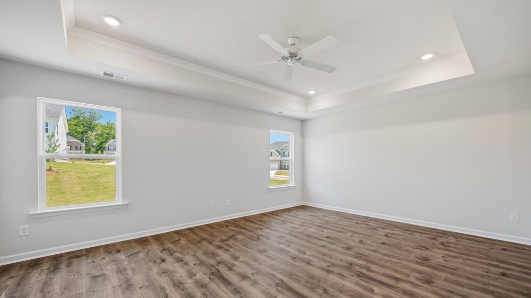 Spacious, unfurnished interior of a new home in The Gates at Pates Creek, Hampton (Image 26). Spacious, unfurnished interior of a new home in The Gates at Pates Creek, Hampton (Image 26).