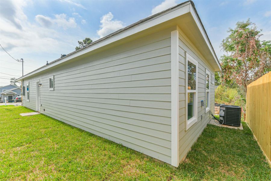 Exterior details and patio area of a home in , Montgomery (Image 17). Exterior details and patio area of a home in , Montgomery (Image 17).