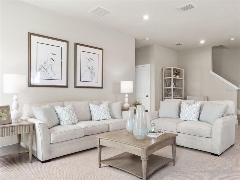 Furnished interior view inside a new home in Bella Terra, Clermont (Image 17).