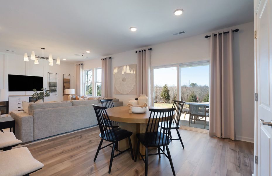 Furnished interior view inside a new home in Highlands of Carter's Station, Columbia (Image 13). Furnished interior view inside a new home in Highlands of Carter's Station, Columbia (Image 13).