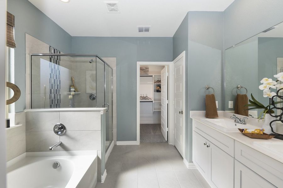 Furnished interior view inside a new home in Heartland, Heartland (Image 14). Furnished interior view inside a new home in Heartland, Heartland (Image 14).