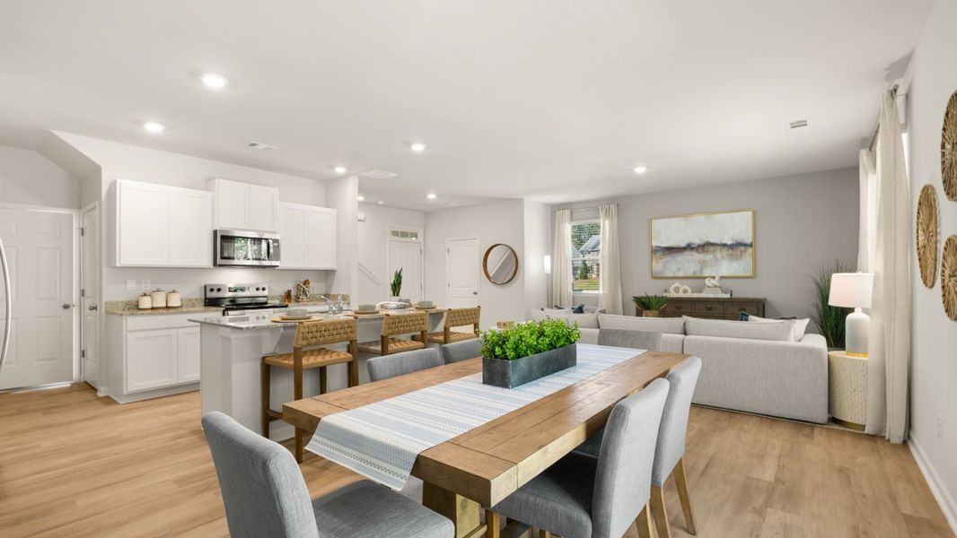 Representative furnished interior of a home built from the AISLE by D.R. Horton in Pointe Park, Union City (Image 15).