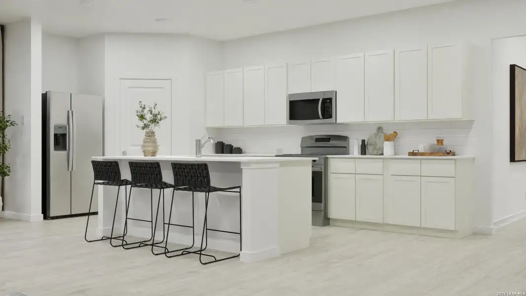 Furnished interior view inside a new home in Brookmill, San Antonio (Image 11).