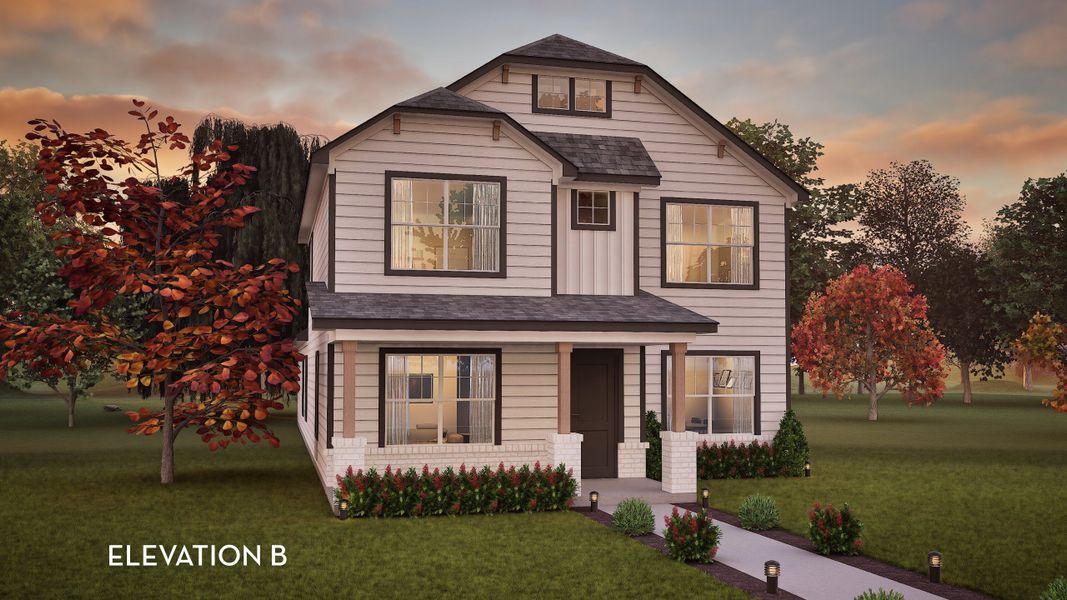 Representative exterior photo of a completed home built from the Diamond by CastleRock Communities in Brooklands, Hutto, TX (Image 2).