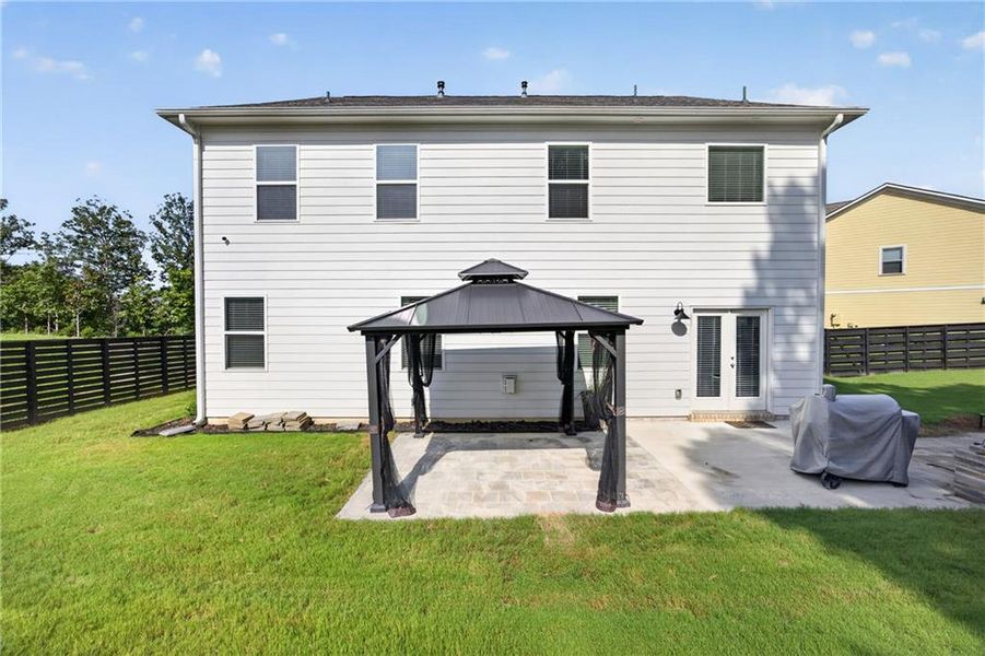 Exterior details and patio area of a home in , Douglasville (Image 4).