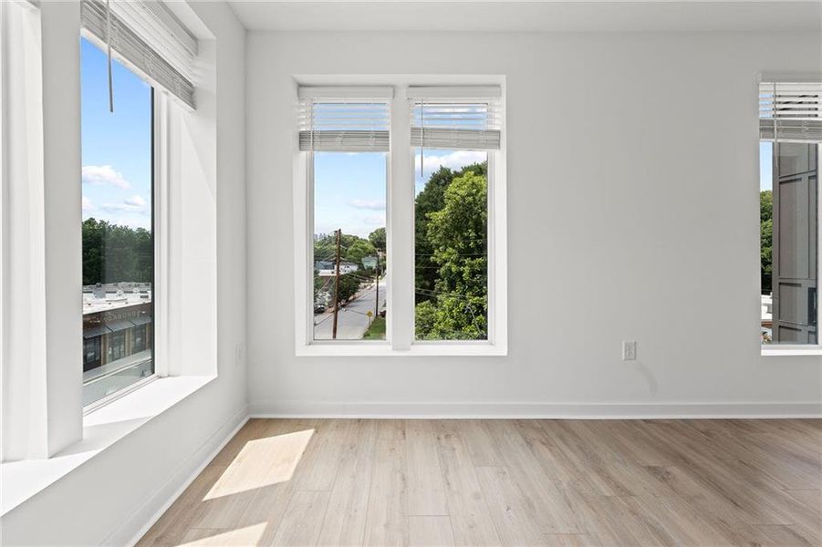Spacious, unfurnished interior of a new home in , Atlanta (Image 24). Spacious, unfurnished interior of a new home in , Atlanta (Image 24).