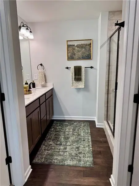 Furnished interior view inside a new home in Silver Leaf, Dawsonville (Image 4).