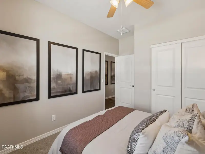 Furnished interior view inside a new home in South Ranch Southern Collection, Prescott (Image 16). Furnished interior view inside a new home in South Ranch Southern Collection, Prescott (Image 16).