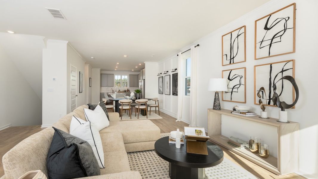 Furnished interior view inside a new home in Mableton Station, Mableton (Image 11).