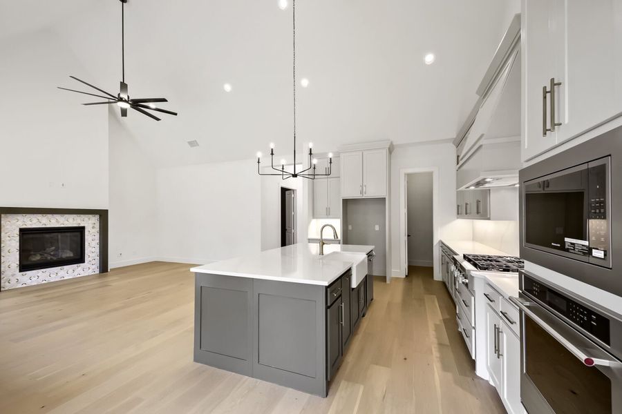 Plan 1645 Representative Photo - Kitchen/Living/Alt Angle