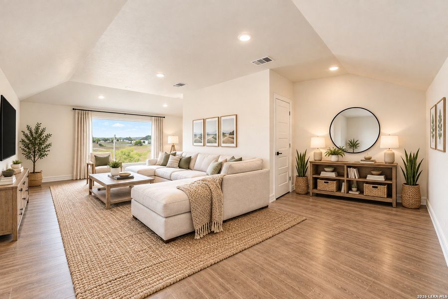 Furnished interior view inside a new home in , Floresville (Image 10).