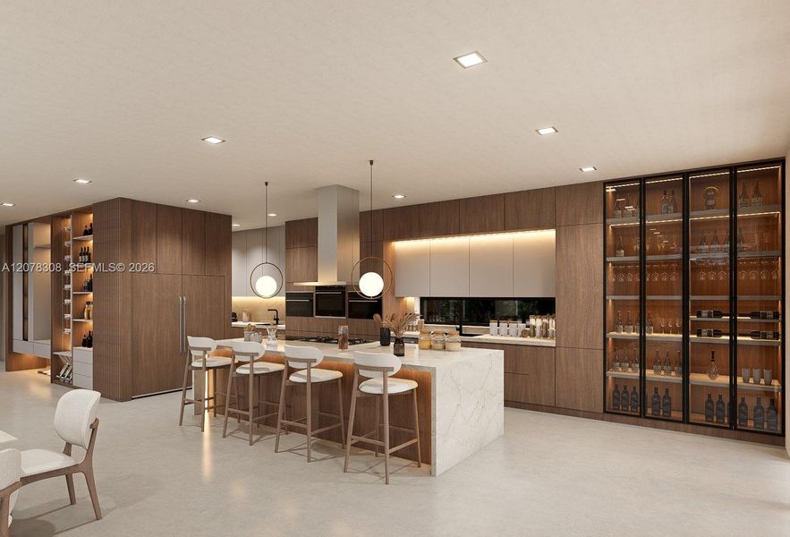 Furnished interior view inside a new home in , El Portal (Image 12). Furnished interior view inside a new home in , El Portal (Image 12).