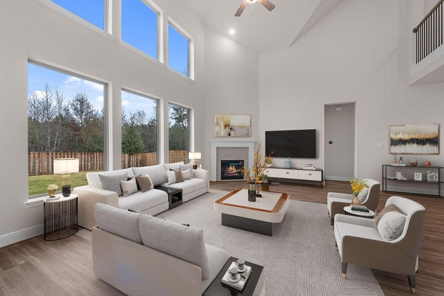 Furnished interior view inside a new home in Colton, Montgomery (Image 11).