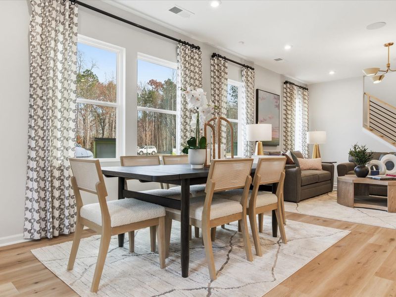 Representative furnished interior of a home built from the Cardinal by Tri Pointe Homes in Ellis Townes, Charlotte (Image 12). Representative furnished interior of a home built from the Cardinal by Tri Pointe Homes in Ellis Townes, Charlotte (Image 12).