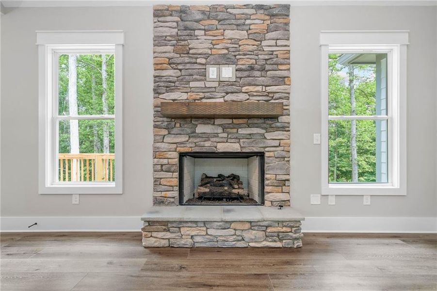 Furnished interior view inside a new home in , Canton (Image 9).