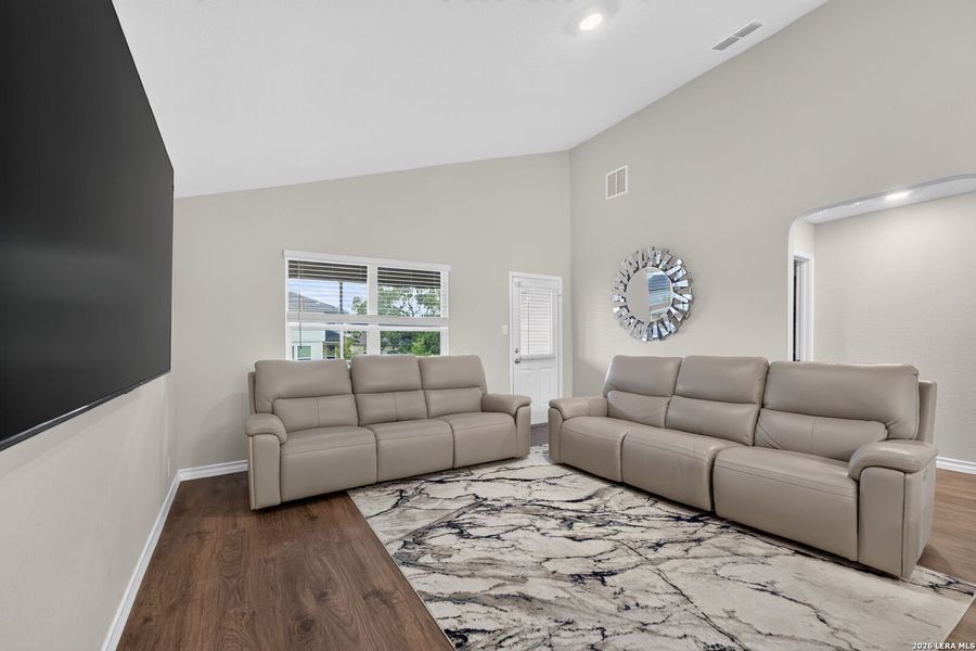 Furnished interior view inside a new home in Riverstone at Westpointe, San Antonio (Image 15).