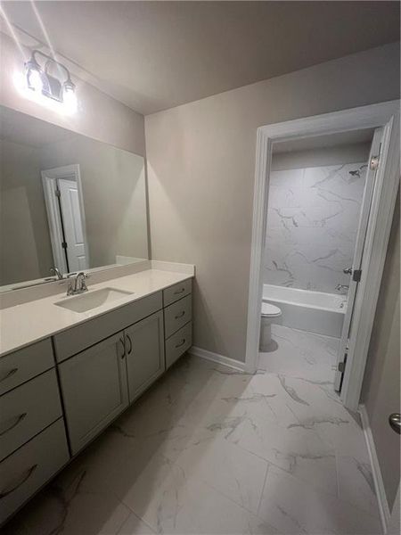 Furnished interior view inside a new home in Lakeside at Great Sky, Canton (Image 3).