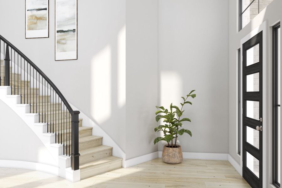 Furnished interior view inside a new home in Trillium, Richmond (Image 10).