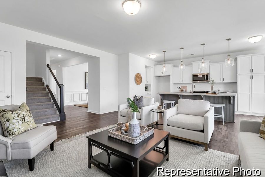 Furnished interior view inside a new home in Nathans Ridge, Lillington (Image 8).